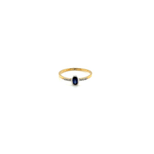 Oval Cut Sapphire And Diamond Ring - General Design Jewelers